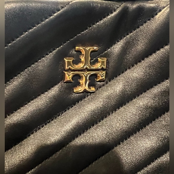 Tory Burch Kira Chevron Tote - Black - Picture 8 of 15